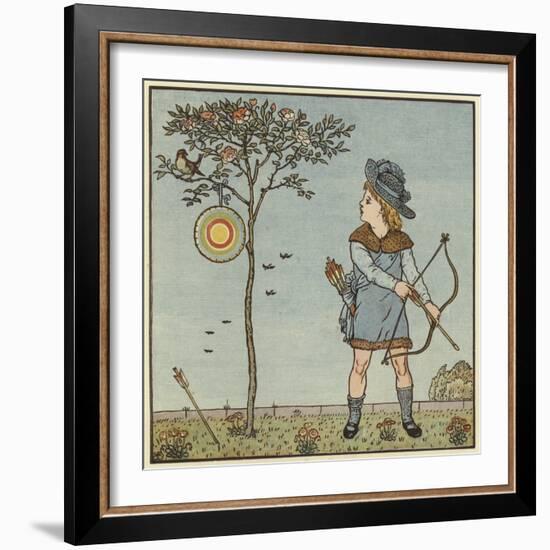 The Little Cock Sparrow-Walter Crane-Framed Giclee Print