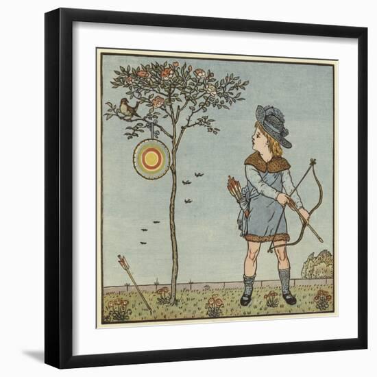 The Little Cock Sparrow-Walter Crane-Framed Giclee Print