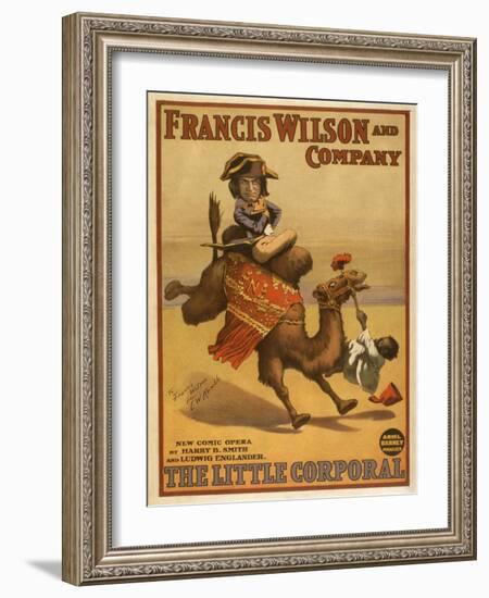 "The Little Corporal" Camel Egyptian Baby Theatre Poster-Lantern Press-Framed Art Print