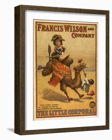 "The Little Corporal" Camel Egyptian Baby Theatre Poster-Lantern Press-Framed Art Print