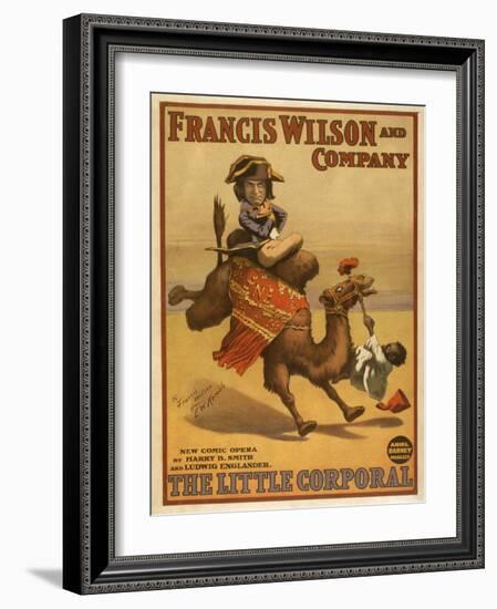 "The Little Corporal" Camel Egyptian Baby Theatre Poster-Lantern Press-Framed Art Print
