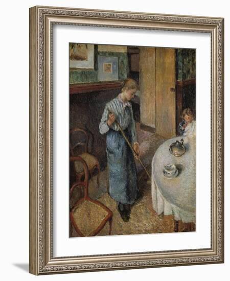 The Little Country Maid-Camille Pissarro-Framed Giclee Print