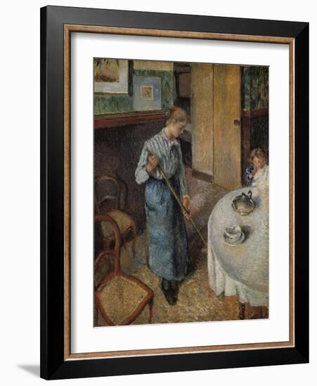 The Little Country Maid-Camille Pissarro-Framed Giclee Print