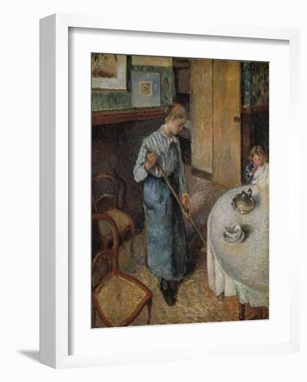 The Little Country Maid-Camille Pissarro-Framed Giclee Print