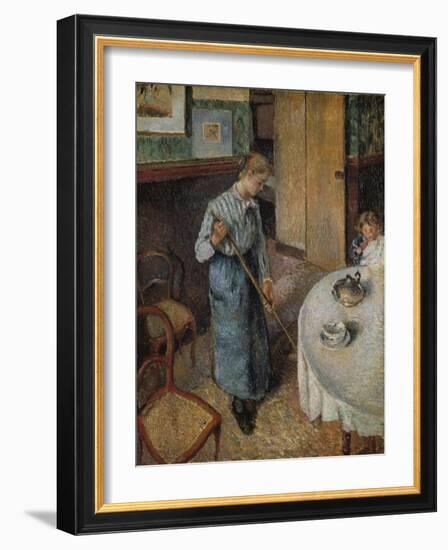 The Little Country Maid-Camille Pissarro-Framed Giclee Print