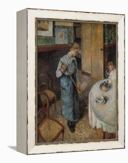 The Little Country Maid-Camille Pissarro-Framed Premier Image Canvas