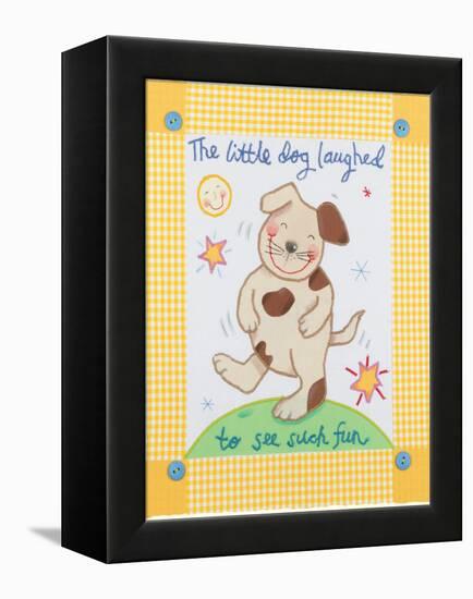 The Little Dog Laughed-Sophie Harding-Framed Stretched Canvas