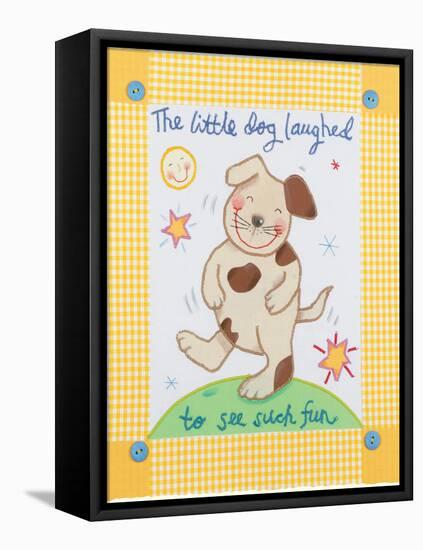 The Little Dog Laughed-Sophie Harding-Framed Stretched Canvas