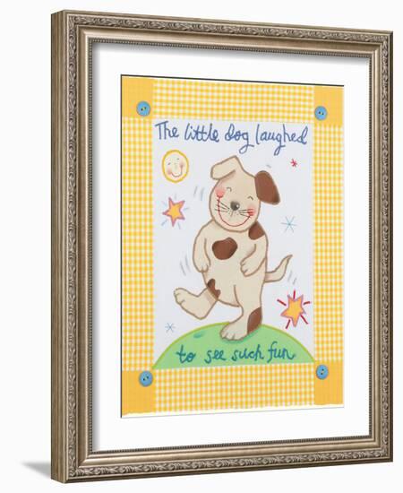 The Little Dog Laughed-Sophie Harding-Framed Art Print