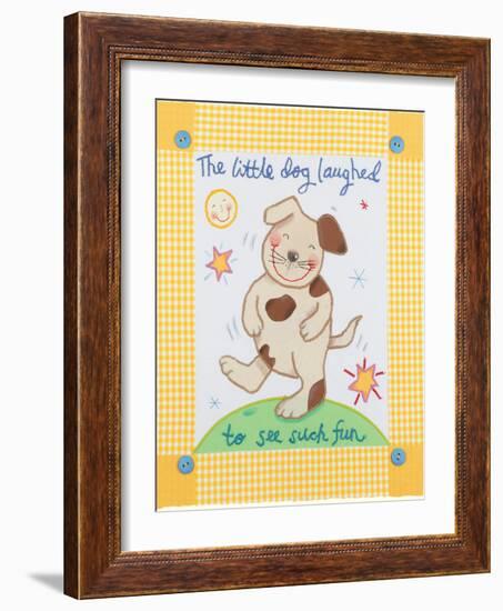 The Little Dog Laughed-Sophie Harding-Framed Art Print