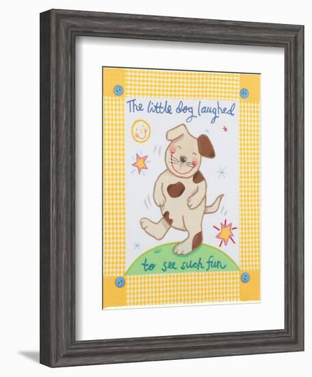 The Little Dog Laughed-Sophie Harding-Framed Art Print