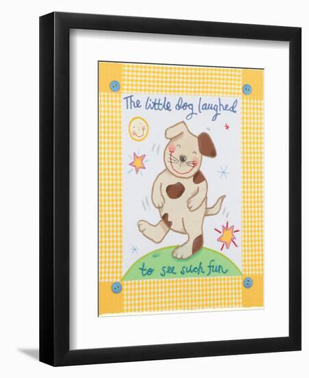 The Little Dog Laughed-Sophie Harding-Framed Art Print