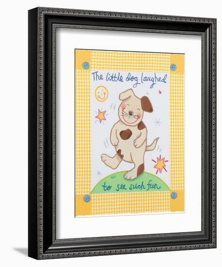 The Little Dog Laughed-Sophie Harding-Framed Art Print