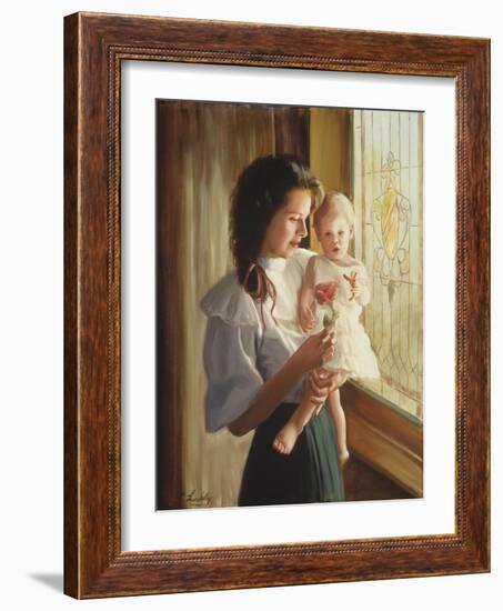 The Little Flower-David Lindsley-Framed Giclee Print