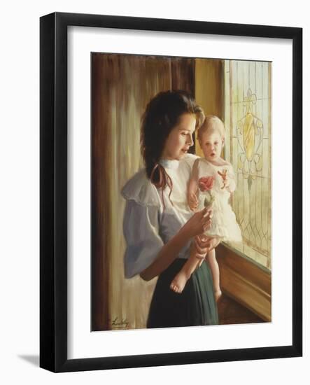 The Little Flower-David Lindsley-Framed Giclee Print