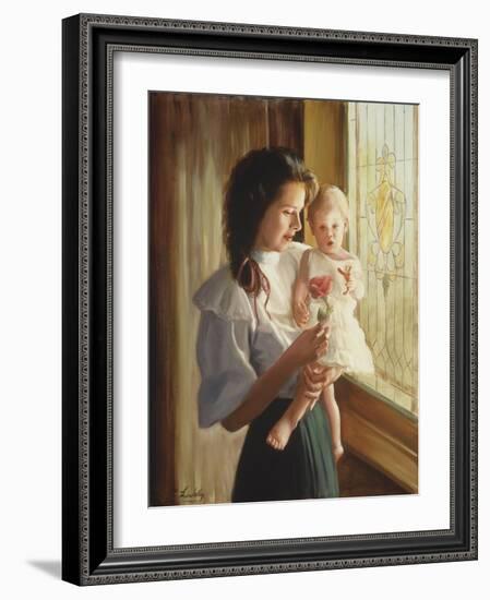 The Little Flower-David Lindsley-Framed Giclee Print