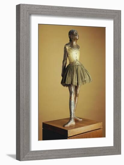 The Little Fourteen Year Old Dancer, Cast 1921-Edgar Degas-Framed Giclee Print