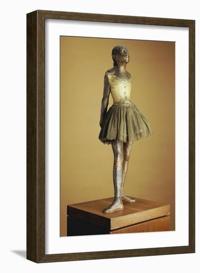 The Little Fourteen Year Old Dancer, Cast 1921-Edgar Degas-Framed Giclee Print