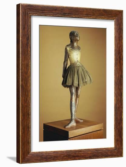 The Little Fourteen Year Old Dancer, Cast 1921-Edgar Degas-Framed Giclee Print