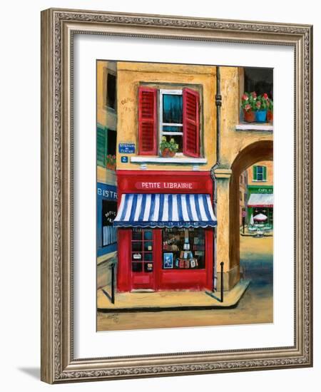 The Little French Book Store-Marilyn Dunlap-Framed Art Print