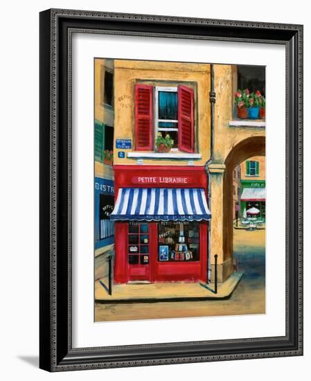 The Little French Book Store-Marilyn Dunlap-Framed Art Print