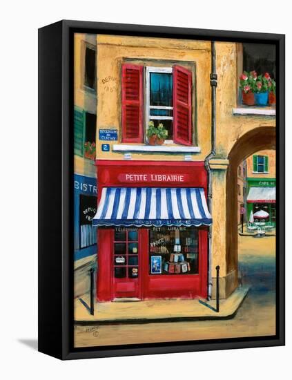 The Little French Book Store-Marilyn Dunlap-Framed Stretched Canvas