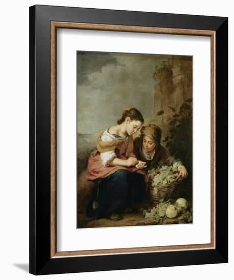 The Little Fruit-Seller, 1670-75-Bartolome Esteban Murillo-Framed Giclee Print