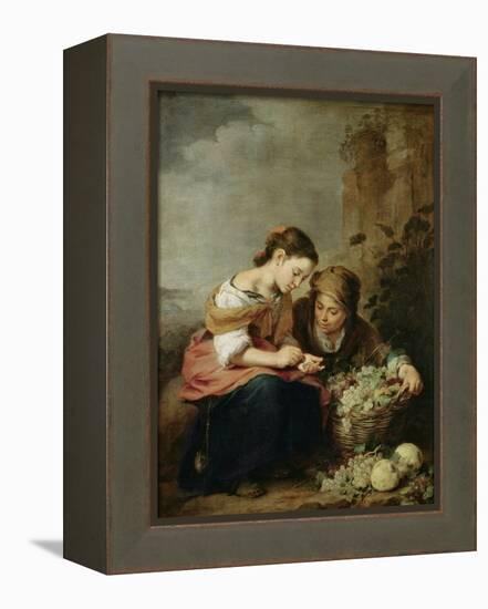 The Little Fruit-Seller, 1670-75-Bartolome Esteban Murillo-Framed Premier Image Canvas