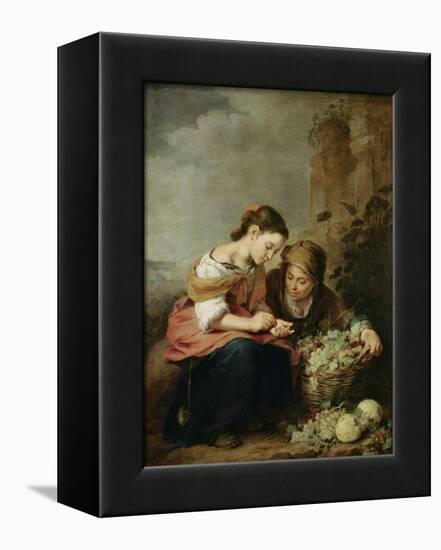 The Little Fruit-Seller, 1670-75-Bartolome Esteban Murillo-Framed Premier Image Canvas