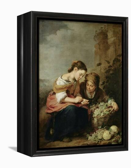 The Little Fruit-Seller, 1670-75-Bartolome Esteban Murillo-Framed Premier Image Canvas