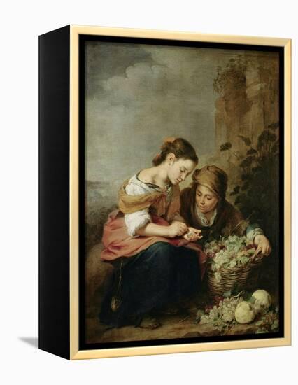 The Little Fruit-Seller, 1670-75-Bartolome Esteban Murillo-Framed Premier Image Canvas