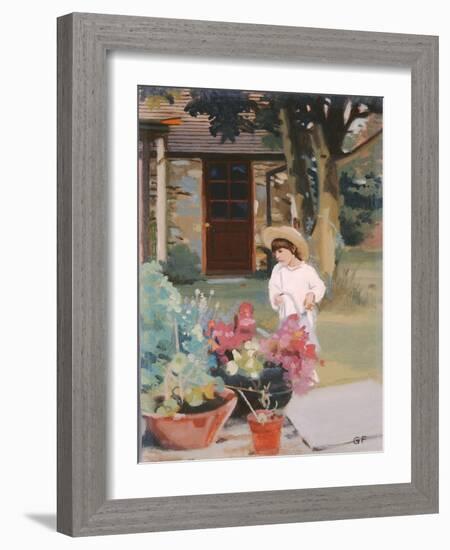 The Little Gardener, 1994-Gillian Furlong-Framed Giclee Print