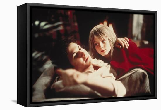 THE LITTLE GIRL WHO LIVES DOWN THE LANE, 1976 directed by Nicolas Gessner with Jodie Foster and Sco-null-Framed Stretched Canvas