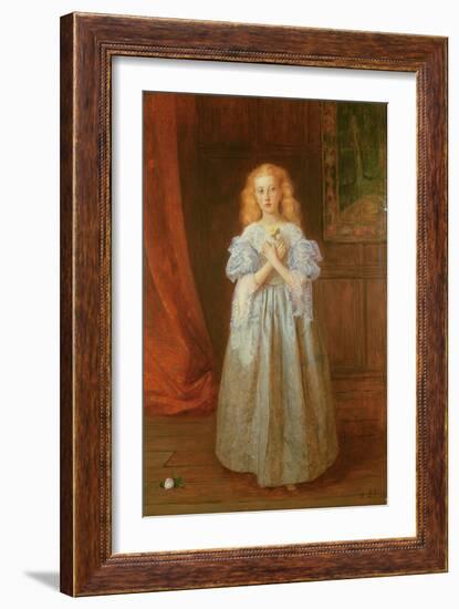 The Little Girl Who Sat for Van Dyck, 1868-James Archer-Framed Giclee Print