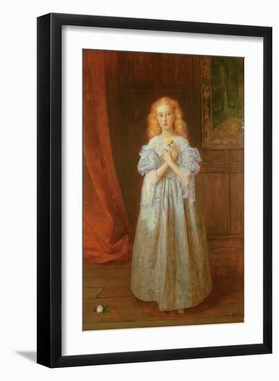 The Little Girl Who Sat for Van Dyck, 1868-James Archer-Framed Giclee Print