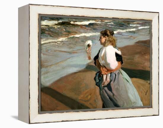 The Little Granddaughter, 1908-Joaqu?n Sorolla y Bastida-Framed Premier Image Canvas