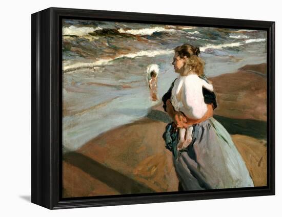 The Little Granddaughter, 1908-Joaqu?n Sorolla y Bastida-Framed Premier Image Canvas