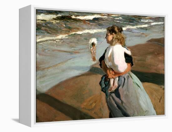 The Little Granddaughter, 1908-Joaqu?n Sorolla y Bastida-Framed Premier Image Canvas