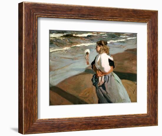 The Little Granddaughter, 1908-Joaqu?n Sorolla y Bastida-Framed Giclee Print