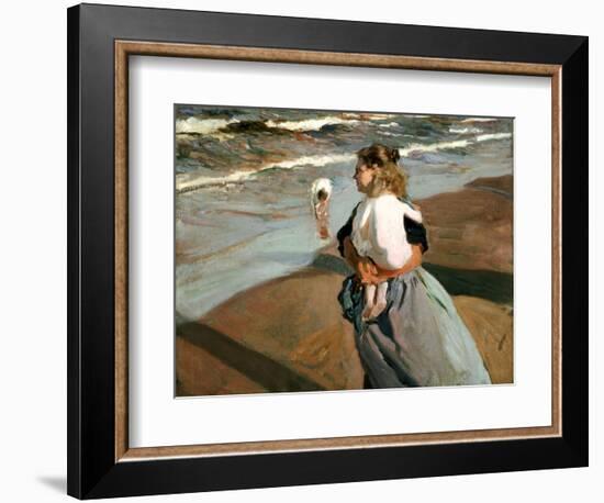 The Little Granddaughter, 1908-Joaqu?n Sorolla y Bastida-Framed Giclee Print