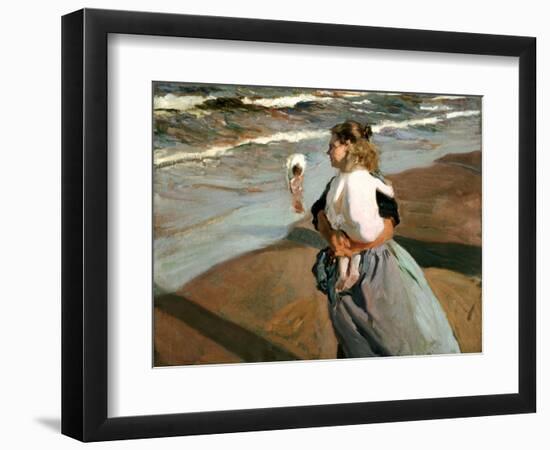 The Little Granddaughter, 1908-Joaqu?n Sorolla y Bastida-Framed Giclee Print