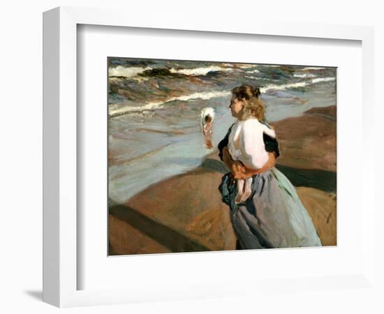 The Little Granddaughter, 1908-Joaqu?n Sorolla y Bastida-Framed Giclee Print