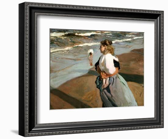 The Little Granddaughter, 1908-Joaqu?n Sorolla y Bastida-Framed Giclee Print