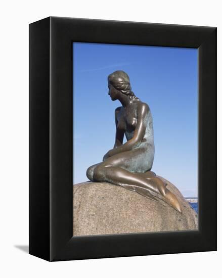 The Little Mermaid, Copenhagen, Denmark, Scandinavia-Hans Peter Merten-Framed Premier Image Canvas