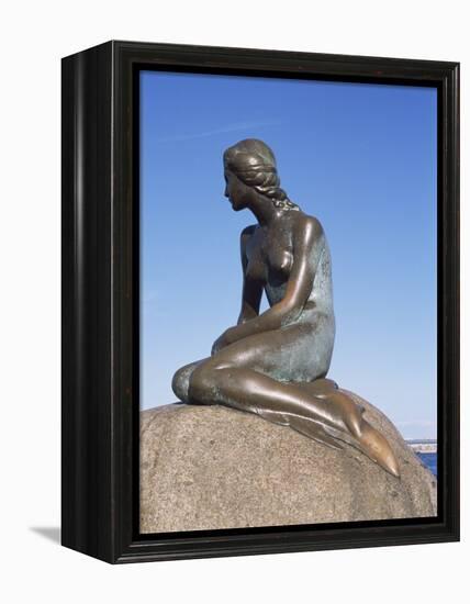 The Little Mermaid, Copenhagen, Denmark, Scandinavia-Hans Peter Merten-Framed Premier Image Canvas