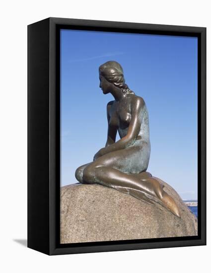 The Little Mermaid, Copenhagen, Denmark, Scandinavia-Hans Peter Merten-Framed Premier Image Canvas