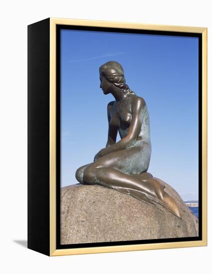 The Little Mermaid, Copenhagen, Denmark, Scandinavia-Hans Peter Merten-Framed Premier Image Canvas