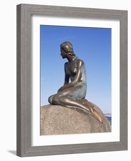 The Little Mermaid, Copenhagen, Denmark, Scandinavia-Hans Peter Merten-Framed Photographic Print