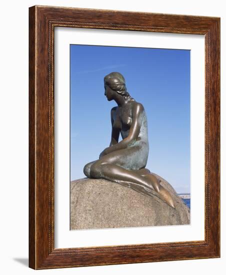 The Little Mermaid, Copenhagen, Denmark, Scandinavia-Hans Peter Merten-Framed Photographic Print