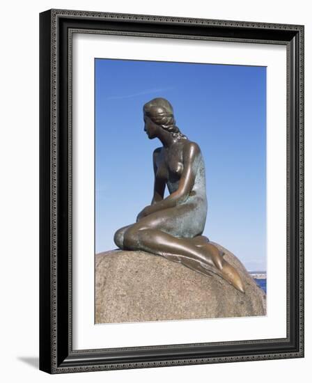 The Little Mermaid, Copenhagen, Denmark, Scandinavia-Hans Peter Merten-Framed Photographic Print